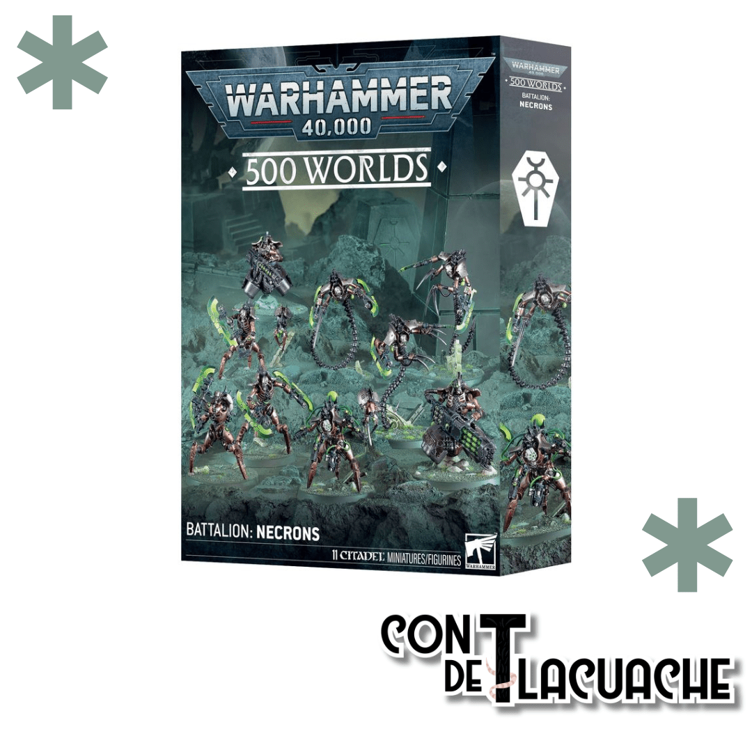 500 Worlds Battalion Necrons | Games Workshop - Con T de Tlacuache - Games Workshop