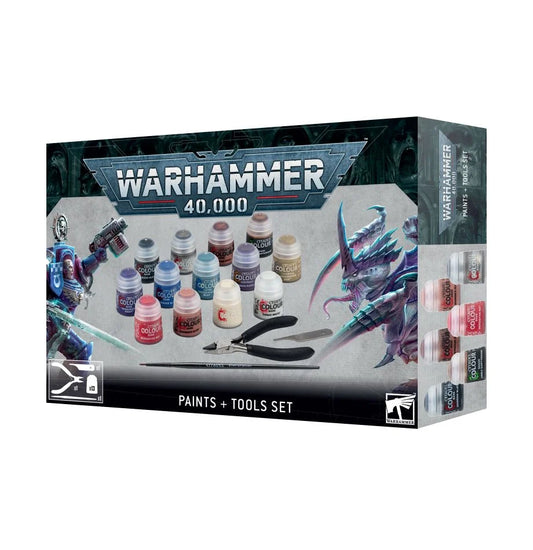 Warhammer 40,000: Paints + Tools Set | Games Workshop Juego de Mesa México