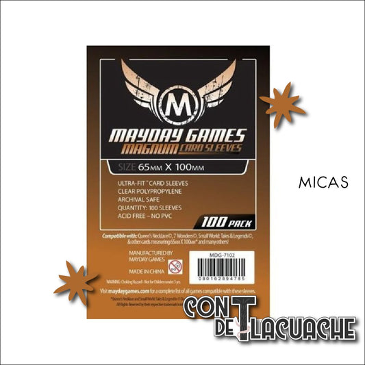 "7 Wonders" Micas Magnum Ultra - Fit Standard (100pzas) | Mayday Games - Con T de Tlacuache - Mayday Games