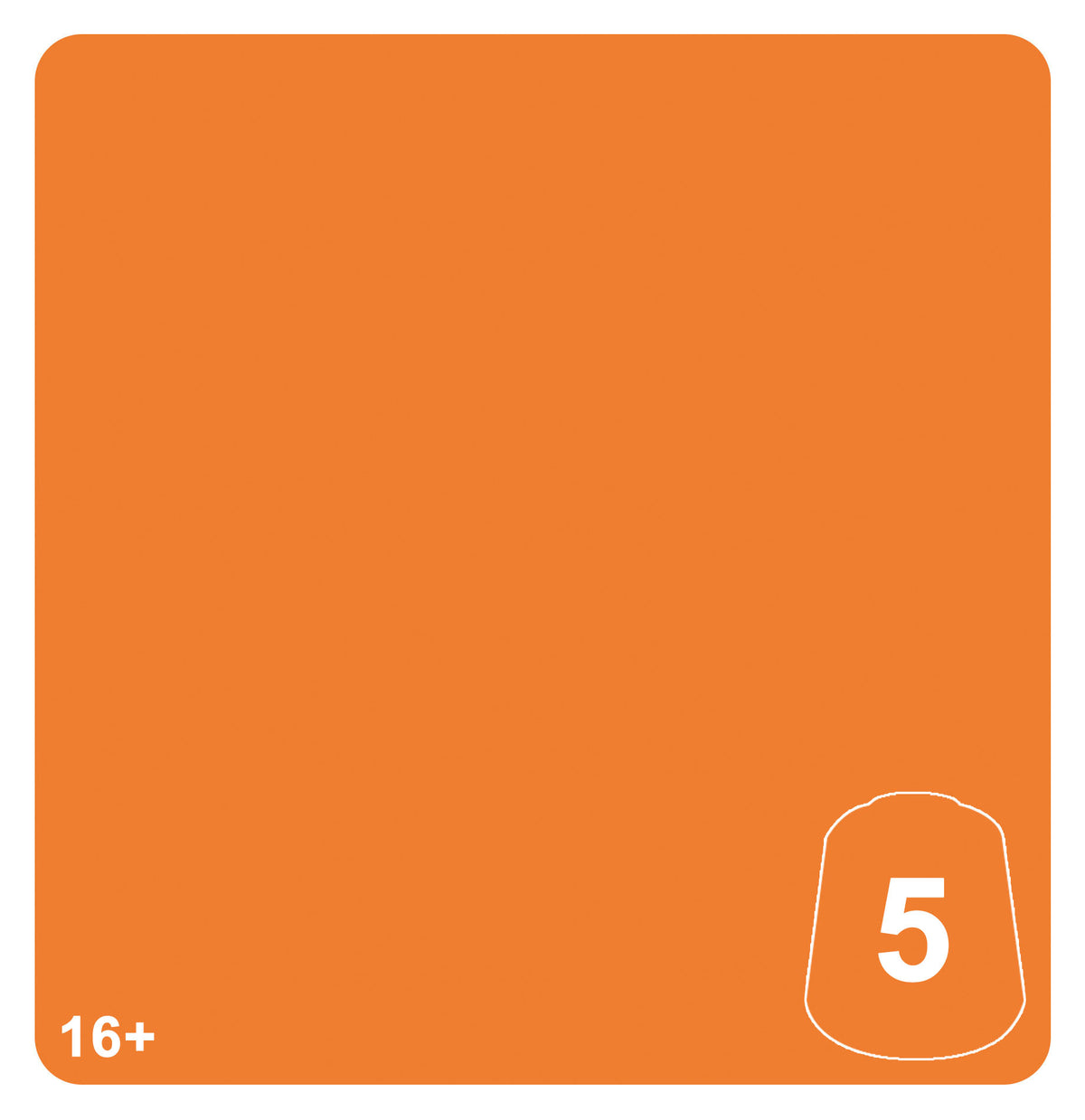 Muestra oficial de color: Chotec Orange 5 — Warhammer Tone Pro