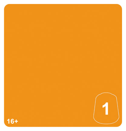 Muestra oficial de color: Hawkshroud Yellow 1 — Warhammer Tone Pro