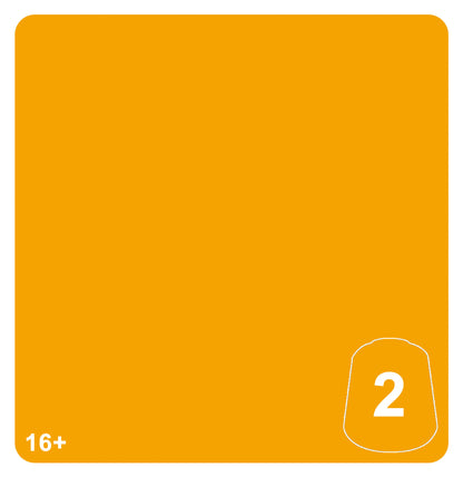 Muestra oficial de color: Hawkshroud Yellow 2 — Warhammer Tone Pro