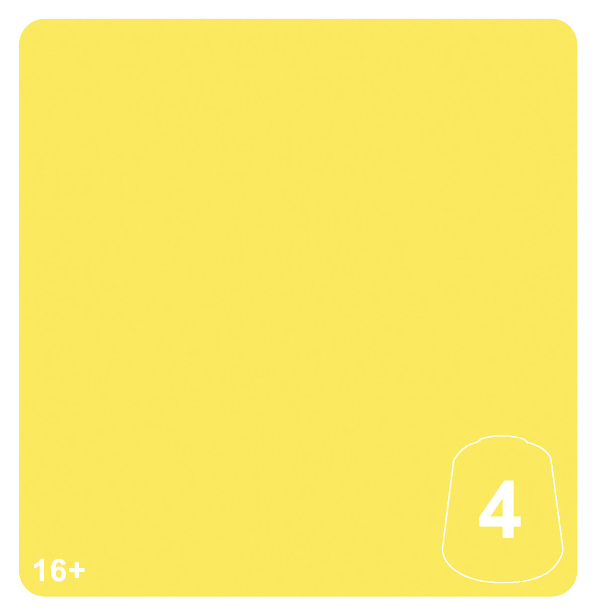 Muestra oficial de color: Megaboss Yellow 4 — Warhammer Tone Pro
