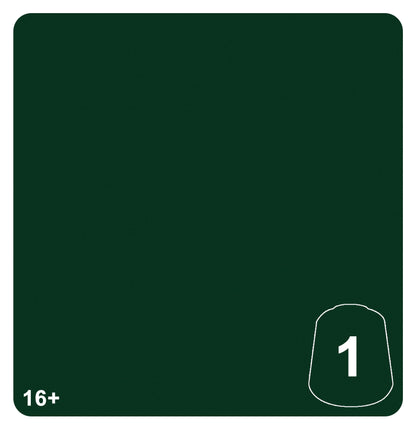 Muestra oficial de color: Hierotek Green 1 — Warhammer Tone Pro
