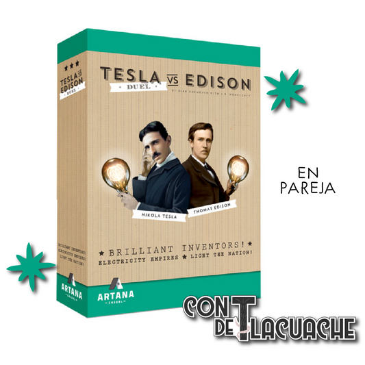Tesla vs Edison Duel | Artana Juego de Mesa
