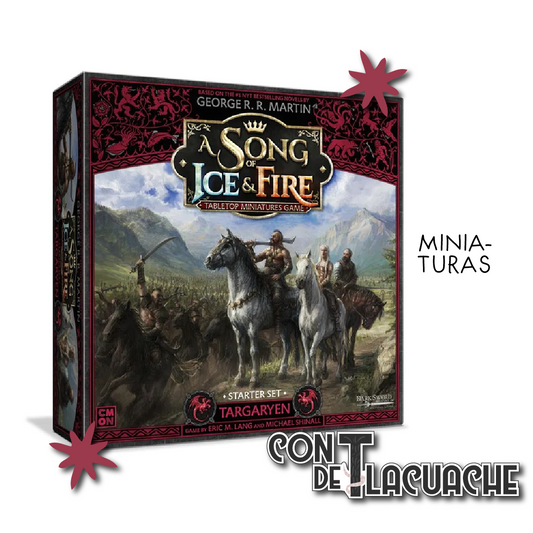 GOT A Song of Ice & Fire (Targaryen Starter Set) | Asmodee Juego de Mesa México Miniaturas