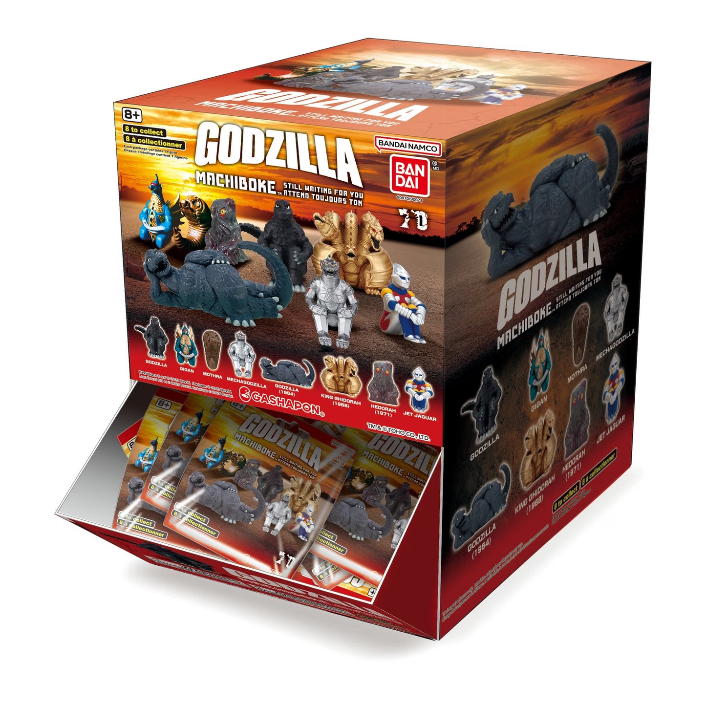 Godzilla Machiboke 01 & 02 Blind Pack (1pza) | Bandai