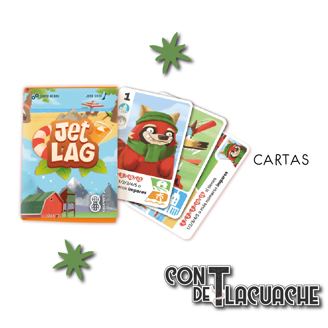 Jet Lag | Cacahuate Games Juego de Mesa México Cartas