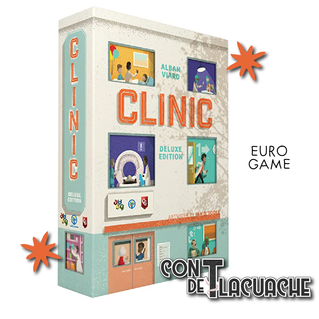 Clinic: Deluxe Edition | Capstone Games Juego de Mesa México Euro Game