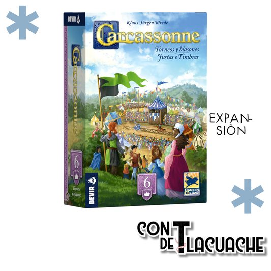 Carcassonne Expansión 6: Torneos y Blasones | Devir