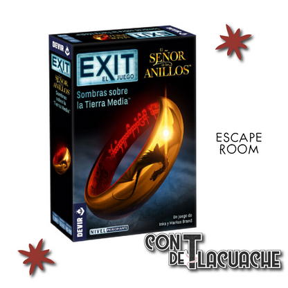 EXIT - El Señor De Los Anillos | Devir Juego de Mesa México Escape Room