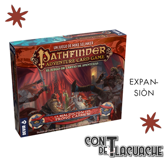Pathfinder: El juego de Cartas de Aventuras "Maldición del trono carmesí" | Devir