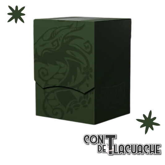 Deck Box- Shell "Forest Green/ Black" | Dragonshield