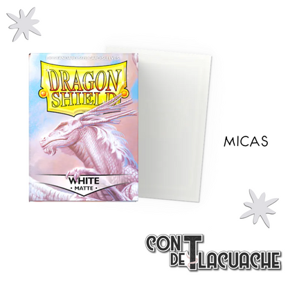 Standard- Matte White (100) | Dragon Shield Sleeves