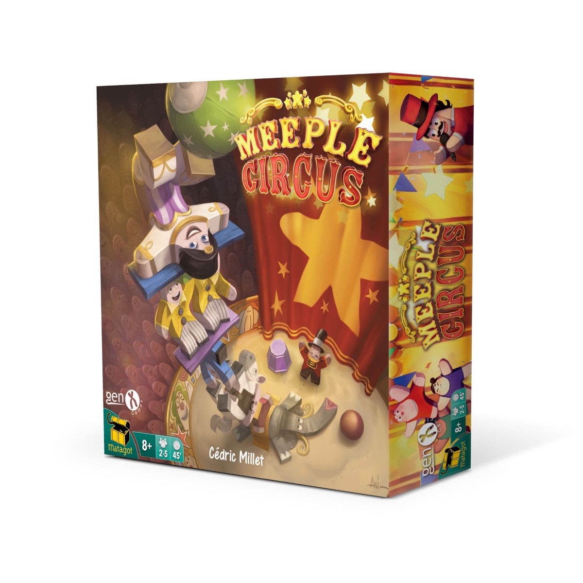 Meeple Circus | Gen X Games Juego de Mesa