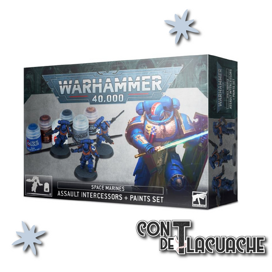 Space Marines: Assault Intercessors Paint Set | Games Workshop Juego de Mesa