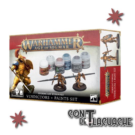 Stormcast Eternals Vindictors + Paints Set | Games Workshop Juego de Mesa