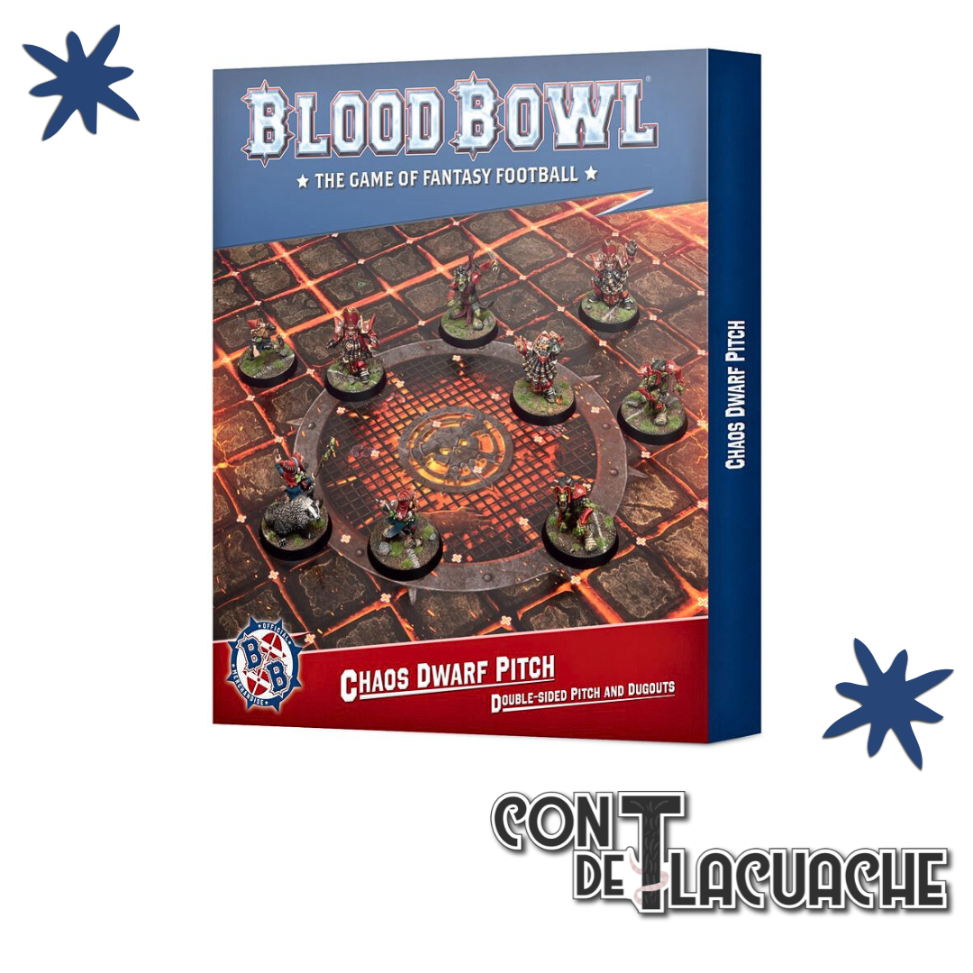 Blood Bowl: Chaos Dwarf Team Pitch & Dugouts | Games Workshop