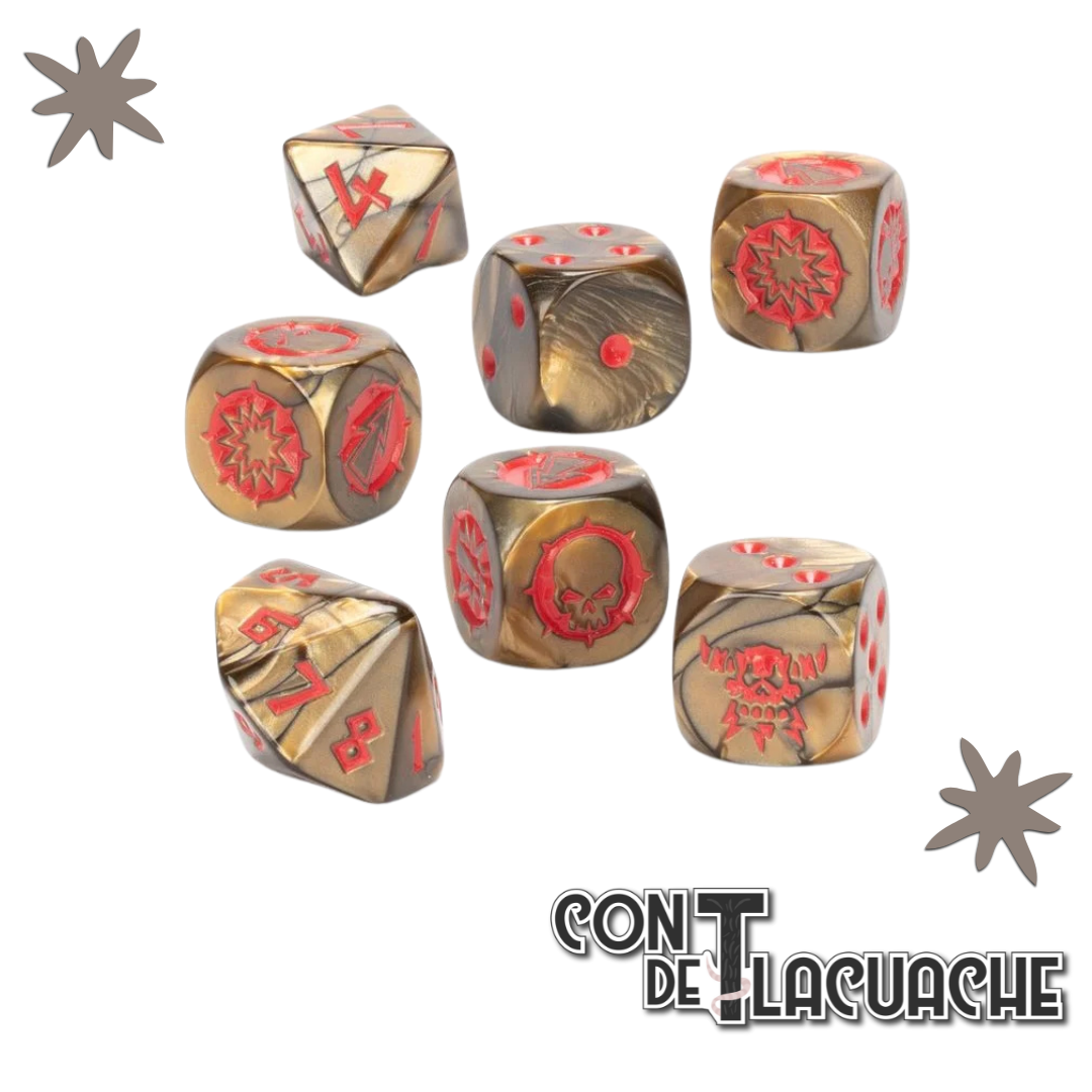 Blood Bowl: Chaos Dwarf Team Dice | Games Workshop