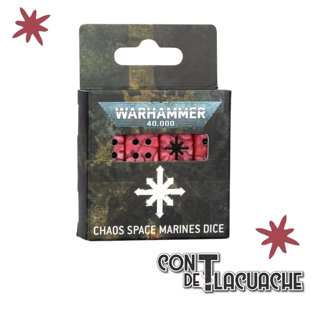 Warhammer 40000: Chaos S/Marines Dice | Games Workshop