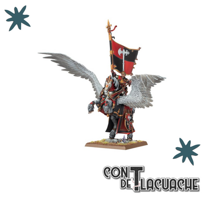 Kingdom Of Bretonnia: Battle Standard Bearer on Royal Pegasus | Games Workshop