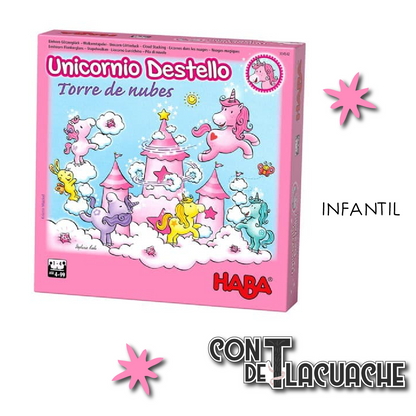 Unicornio Destello: Torre De Nubes | Haba Juego de Mesa México Infantil