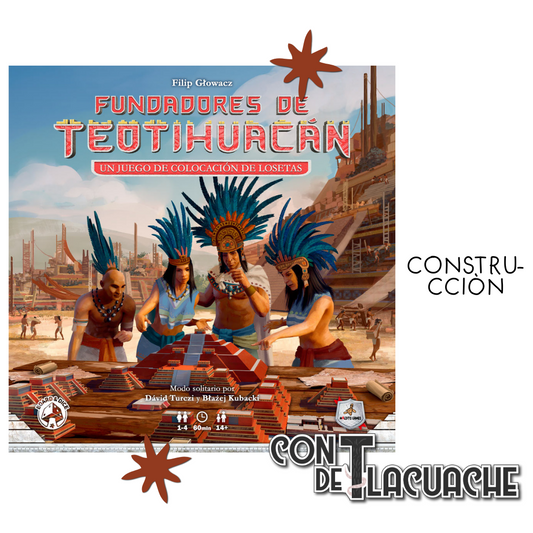 Fundadores de Teotihuacan | Maldito Games Juego de Mesa México Construcción