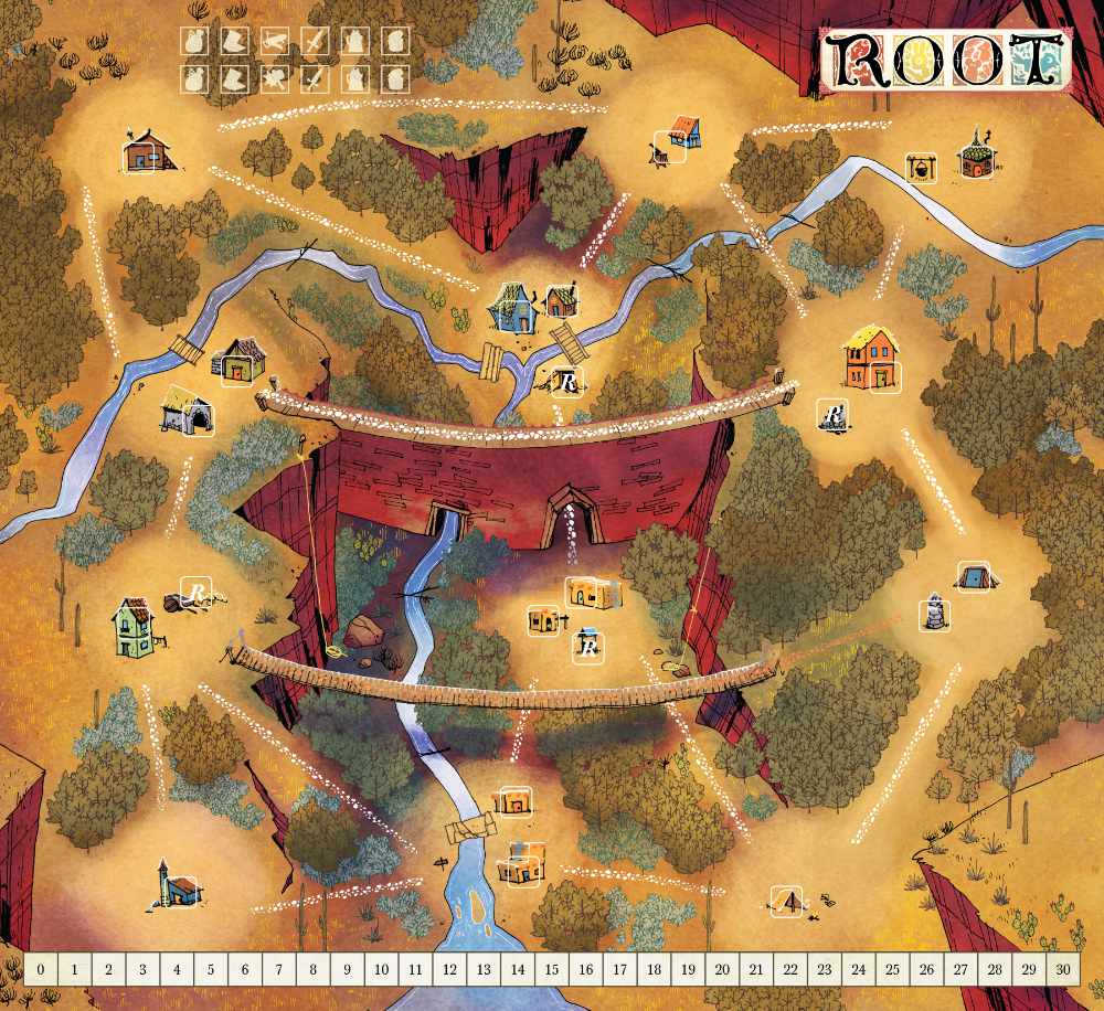 Root: Playmat Marsh / Gorge