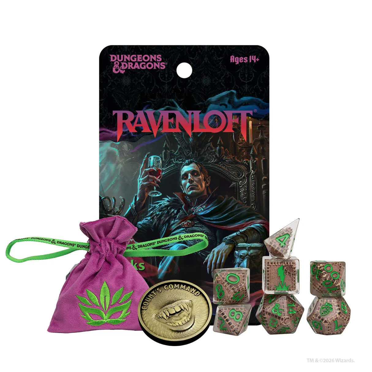 D&D Mists of Ravenloft Treasure Pack (1pza) | Sirius Dice