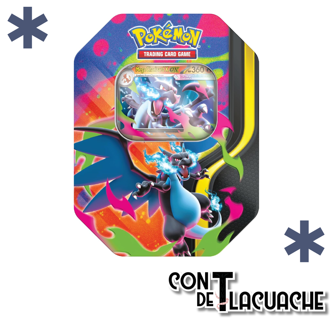 Pokémon TCG: Mega Charizard Tin | Español