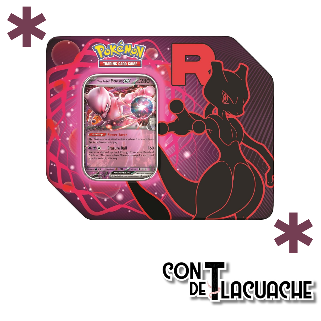 Pokémon TCG: Team Rocket Tin | Español | Pieza