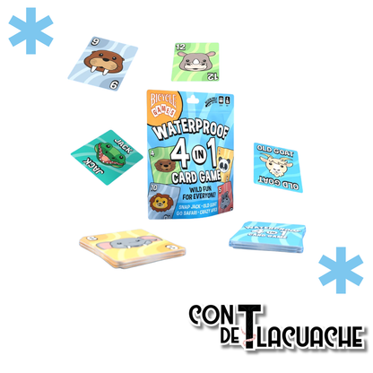 Waterproof 4-in-1 Card Game | Bicycle Games