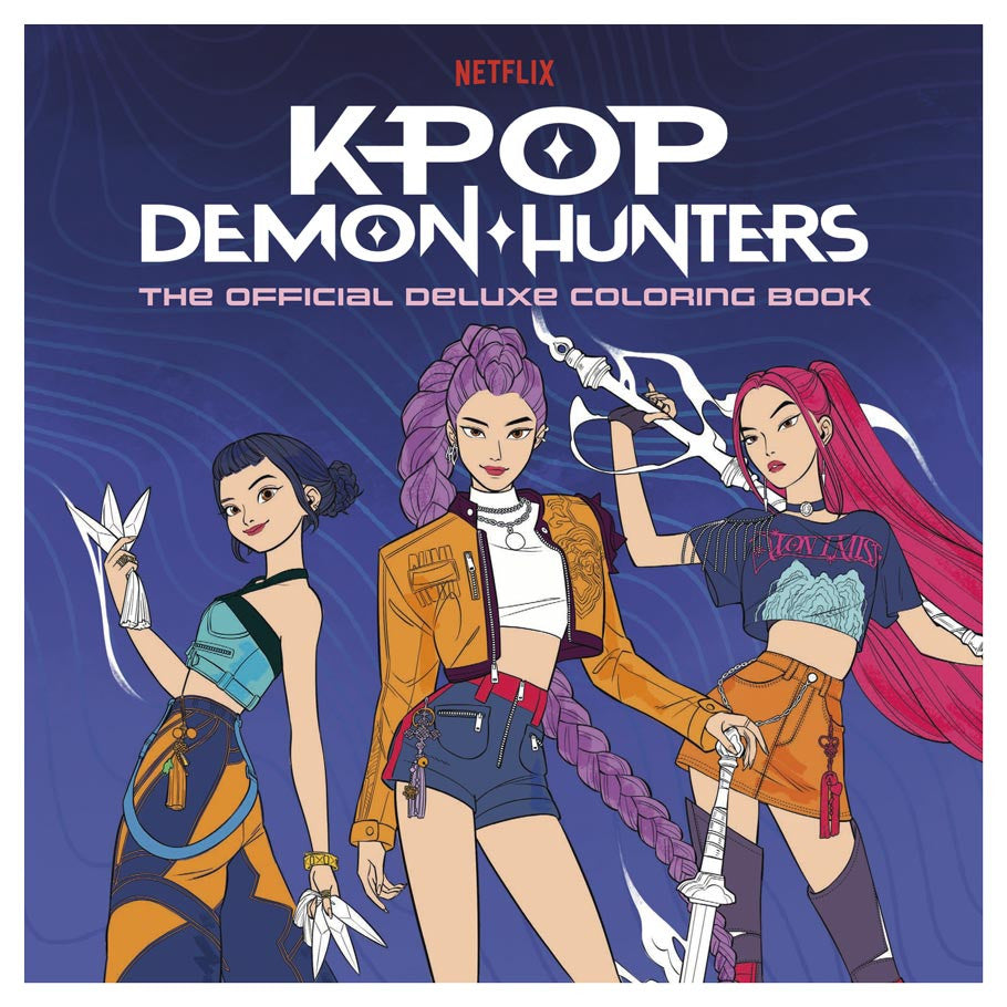 KPop Demon Hunters The Official Deluxe Coloring Book