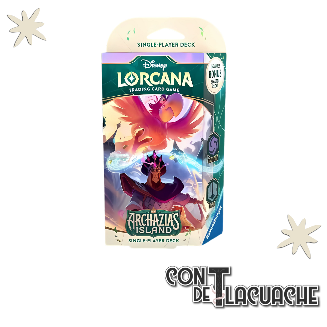 Deck Starter Archazia’s Island Amethyst & Steel Lorcana | Ravensburger