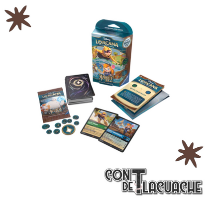 Deck Disney Lorcana Azurite Sea (Emerald & Sapphire) | Ravensburger