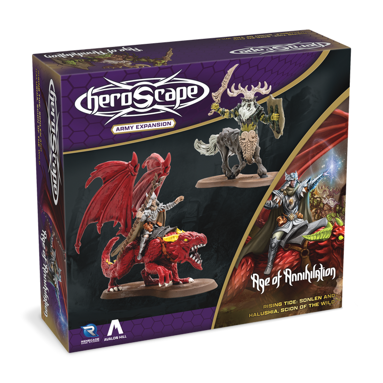 Heroscape: Rising Tide - Sonlen & Halushia, Scion of the Wild Army Expansion