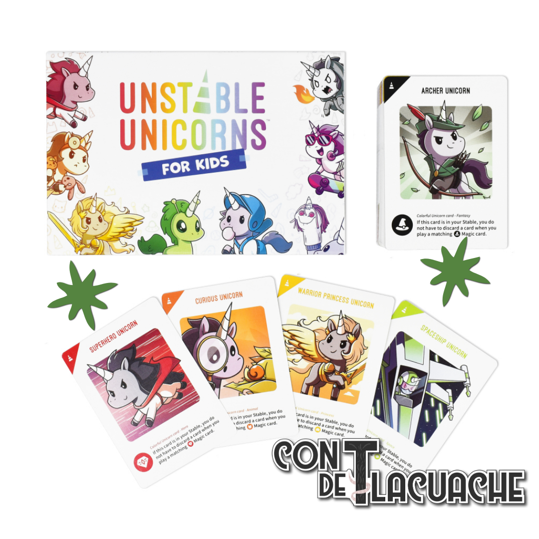 Unstable Unicorns: Kids Edition | TeeTurtle Juego de Mesa México Infantil