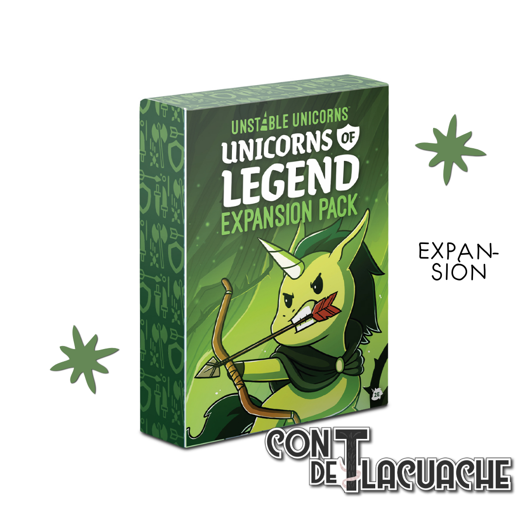 Unstable Unicorns Unicorn of Legend (Expansión) | Tee Turtle Juego de Mesa México Expansión