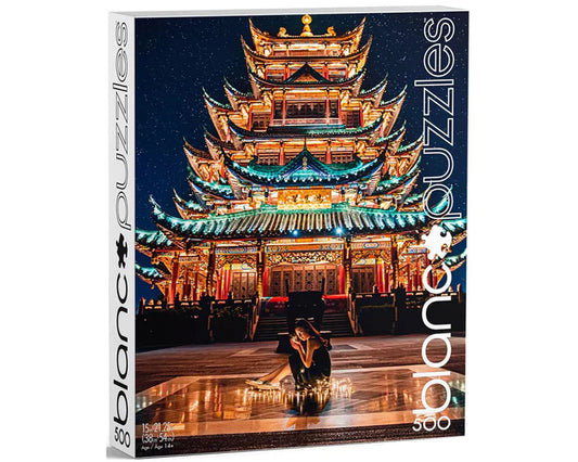 Templo China Louhan Chongqing (Blanc Collection) (500pzas) | Buffalo Games Juego de Mesa