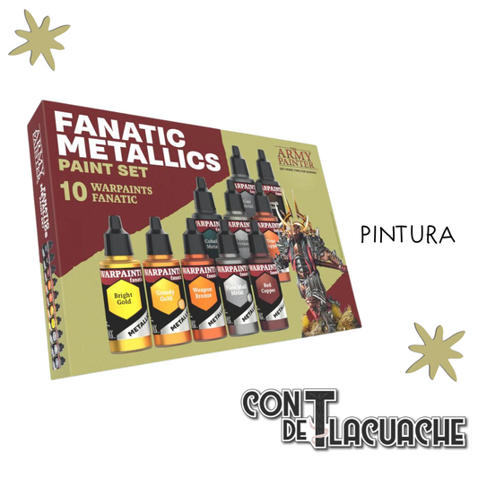 Warpaints Fanatic: Metallics Set  | The Army Painter