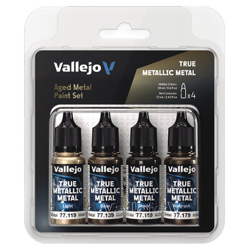 True Metallic Metal Aged Metal Color Set (4) | Vallejo