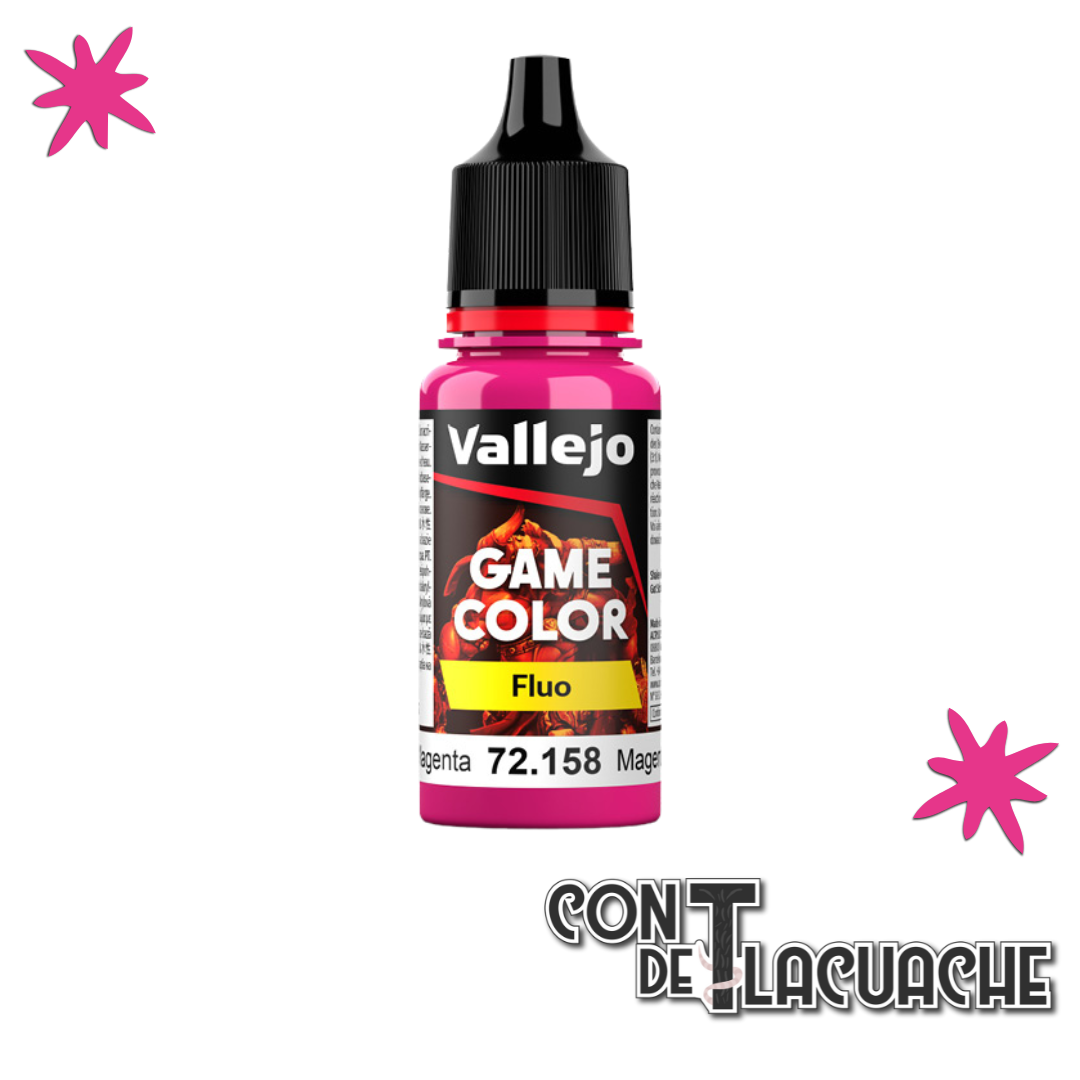 Game Color Fluorescent: Magenta (18ml) | Vallejo