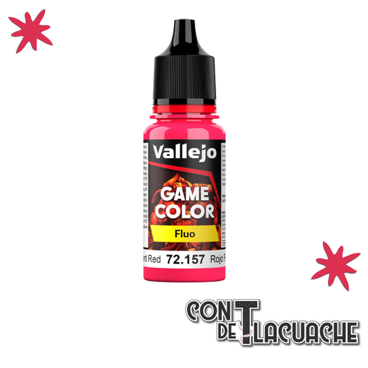 Game Color Fluorescent: Red (18ml) | Vallejo