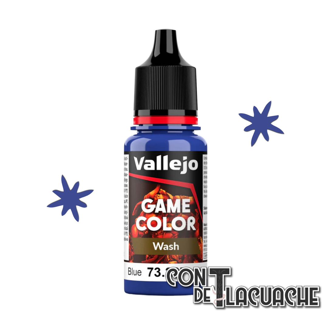 NEW Game Wash Blue 18ml (73207) | Vallejo