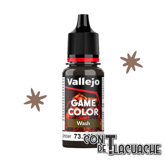 NEW Game Wash Umber 18ml (73203) | Vallejo