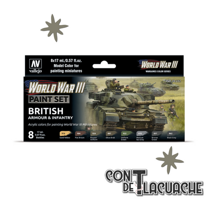MC: WWIII: British Armour & Infantry | Vallejo