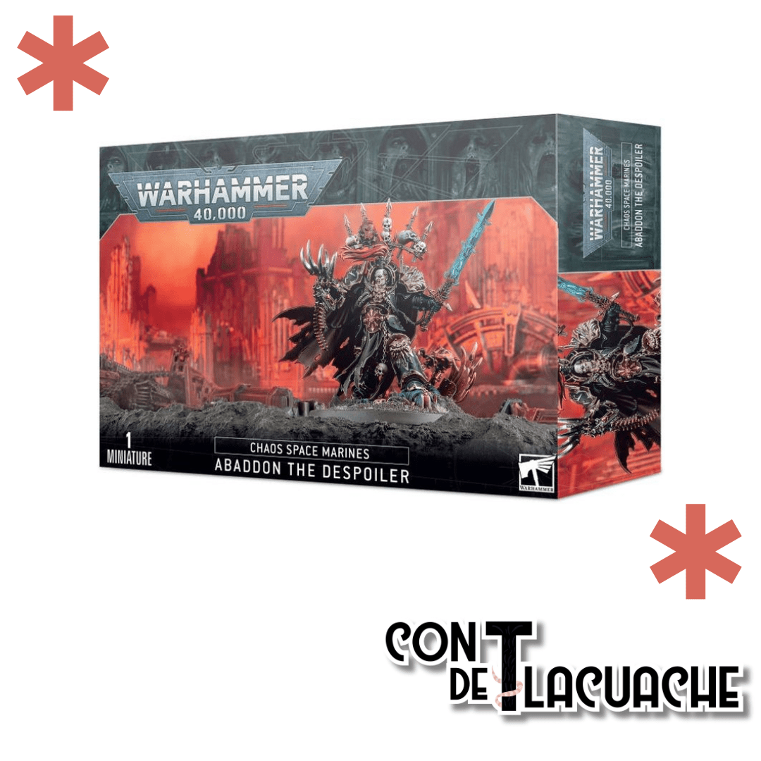 Abaddon the Dispoiler | Games Workshop - Con T de Tlacuache - Con T de Tlacuache