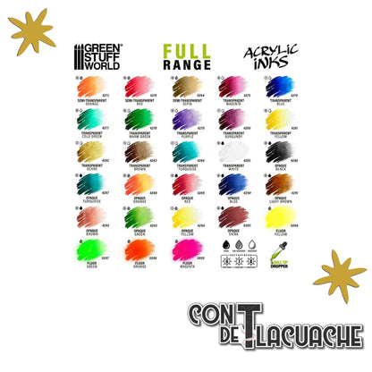 Acrylic Inks - TRANSPARENT OCHRE 30 ml | Green Stuff World - Con T de Tlacuache - Green Stuff World