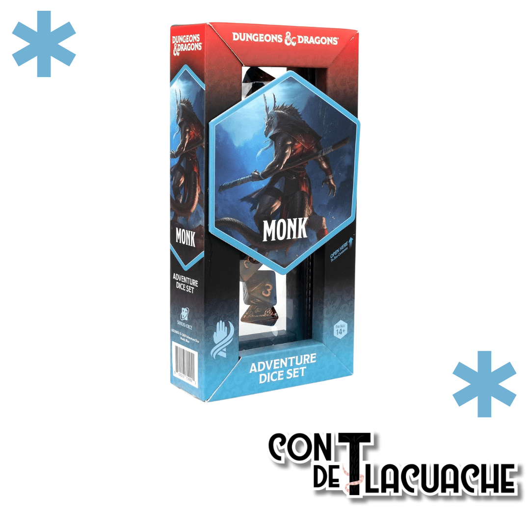 Adventure Dice Monk | D&D - Con T de Tlacuache - D&D