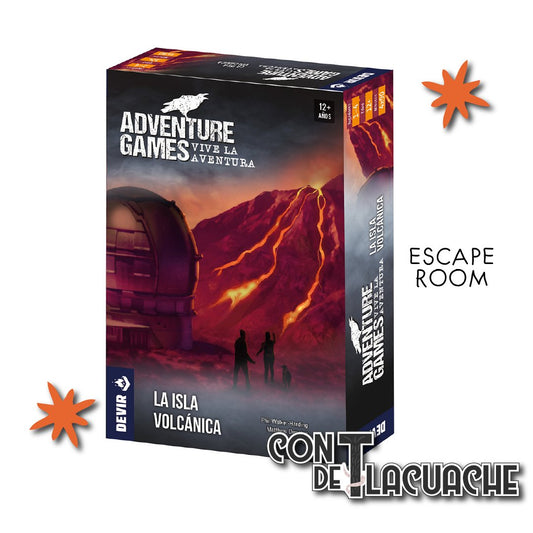 Adventure Games La Isla Volcánica | Devir - Con T de Tlacuache - Devir